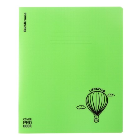 Notebook of 48 sheets in the Erichkrause CoverProbook Motion cage, with layer. cover, green,-5