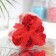 Soap roses, red, set 6 pcs.