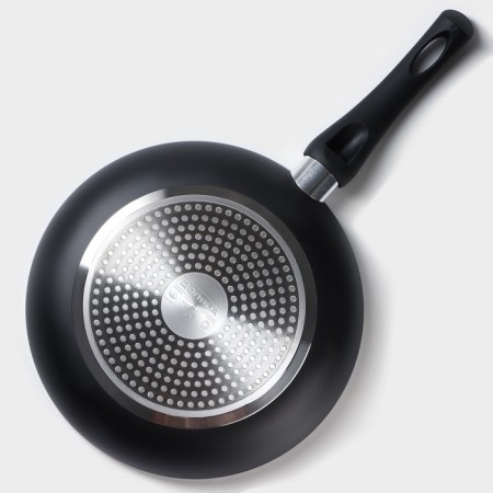 Field frying pan Basic, D = 26 cm, plastic handle, anti -stick coating, induction, black color-5