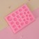 Mold Dolyana "Precious Stones", silicone, 13.4 × 9.8 cm, pink color