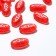 Acrylic bead "Hearts with an arrow", 18 × 6 mm, set 10 g, the color is transparent red
