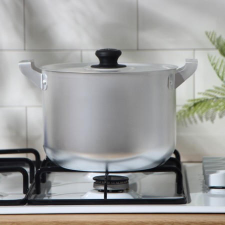 Aluminum pan, 3.5 l, metal cover-3