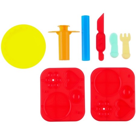 Game set for modeling "Funny Sweets", Masha and the Bear, 4 jars of plasticine-4