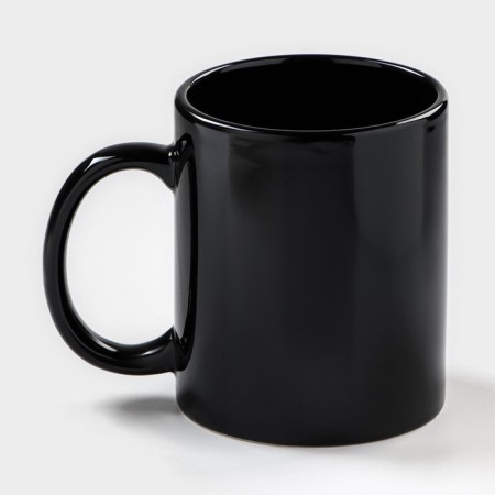 Mug - chameleon ceramic share "coffee", 350 ml, black color-2