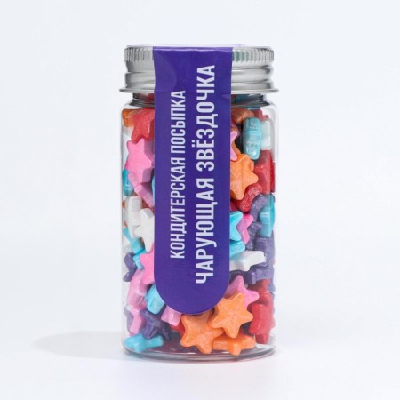 Confectionery Sprinking "Enchanting Star", mix, 50 g-1