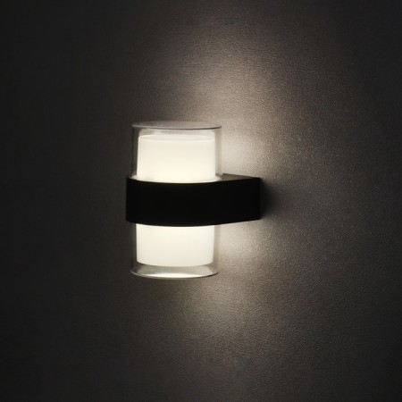 Facade lamp “Double Grand”, FSD-076, 10 W, 4000K, IP65, 220 V, plastic, black-1