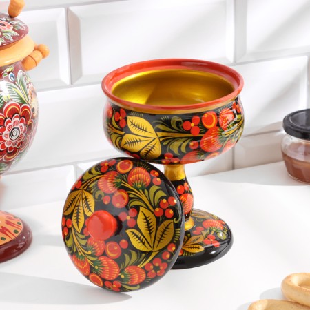 Vase "Jam", 15x11 cm, Khokhloma-2