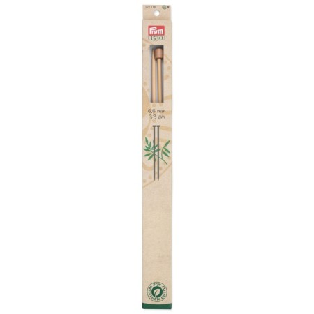 Sleeps are straight, bamboo, 5.5 mm/33cm, 2 pcs