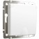 The socket w1171261 with grounding and curtains with a lid, IP44, white matte