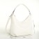 Women's bag with lightning, white color