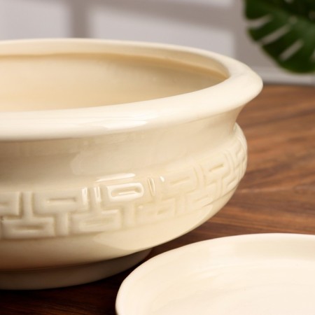 Set of pots 3pcs "Pad" 9 l/4.5 l/1.5 l white-3