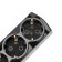 Extension cord Premium 3 nests, 3m, 3x1.5mm², s/s, with a switch, black rexant