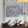 Vinyl stickers with foil "Winter Forest", 30 x 50 cm, New Year