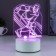 Light "hockey player" Led RGB from the network 9.5x10.5x17 cm