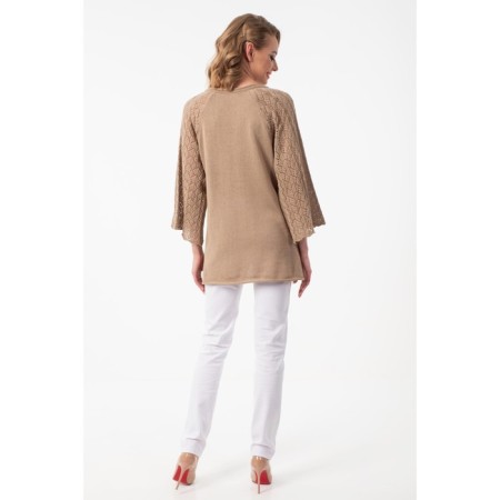 Female jumper, size 44, beige color-7