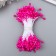 Stamens for artificial flowers "droplets of pink" (set 130 pcs) length 6 cm