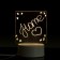 Light tablet for drawing in the dark, square, plastic