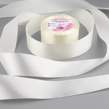 Satin tape, 40 mm × 23 ± 1 m, creamy color No. 02
