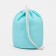 Cosmetic bag on a lace, with a wallet, blue color