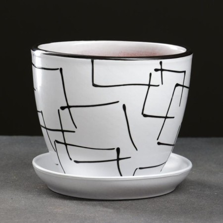 Pot floral illusion white 1 l