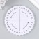 Kumihimo disk Round for weaving cords 10.3x10.3x1 cm