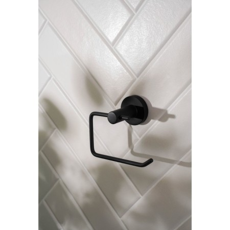 Stölz Loft toilet paper holder, BASIC series, black color-2