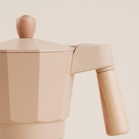 Geyser Coffee machine SL Home "Framo", 300 ml, 11 × 15.5 × 20 cm, beige color-3