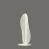 MANTRA Bianca, LED, 850LM, 3000K, 210x200x450 mm, white color, white