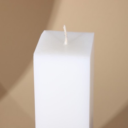 Interior candle white with concrete (Potal), 5 x 5 x17.2 cm-2