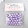 Set of beads "needlework" plastic, diameter 10 mm, 25 g, lilac