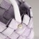 Basket basket "bag", 15x11xh17cm, lilac, bamboo