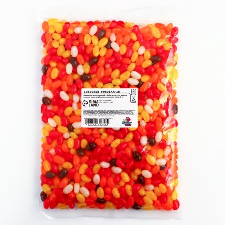 Chewing marmalade "jelly" with flavor pineapple, larch, strawberries, orange, stake, 1 kg-1