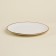 Dining porcelain SL Home "Wave in Stone", D = 20.5 cm, white color