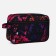 Lightning cosmetic bag, external pocket, black color