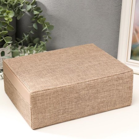 Casket to the leatherette for jewelry "Mokko" combined suitcase 8x18x23 cm-5