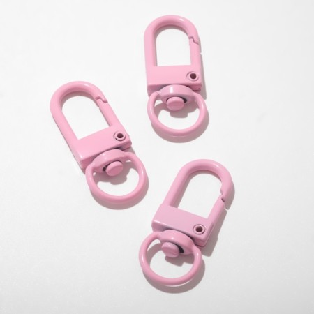 Carbine 3.2 × 1.3 × 0.2 cm (set 3 pcs.), Pink color
