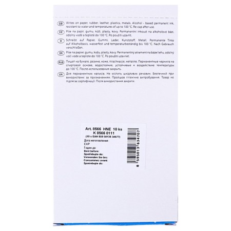 Permanent marker 5.0 mm centropen 8566, line 2.5 mm, brown color-2