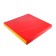 Mat, 100x100x10 cm, red/yellow color