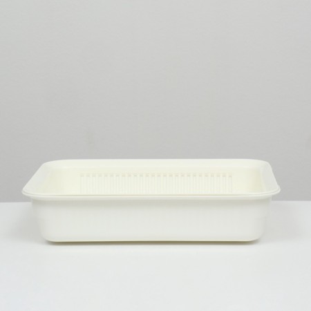 Toilet with a grid, 35.5x26x7 cm, white-2