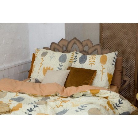 Bed linen "Ethel" 2 joint venture Autumn Flowers 175*215 cm, 200*220 cm, 70*70 cm - 2 pcs-9