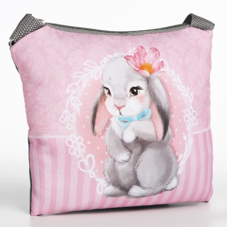 Gift set for the girl "Bunny", bag, notebook-4