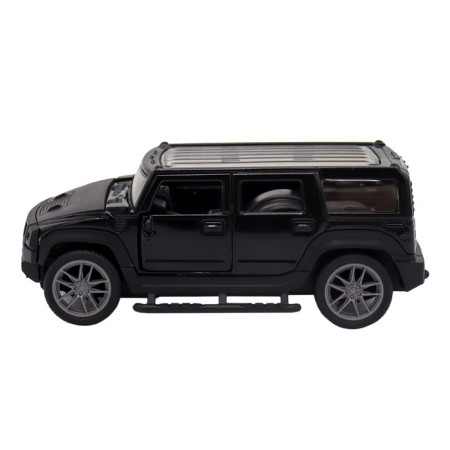 Inertial Funky Toys "Safari", Die-Cast, 1:32, opening doors, black color Black-2
