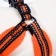 The ammunition kit is soft, reflective, leash 120 x 1.5 cm, Osh 35-53 cm, orange