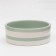 Ceramic “trace” bowl 300 ml 12.5 x 4.5 cm, gray-green in white strip