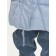 Coat for girls, height 98 cm, gray color