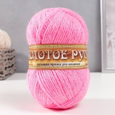 Yarn "Tenderness" 60% acrylic, 40% goats fluff 230m/100g (pink)-4