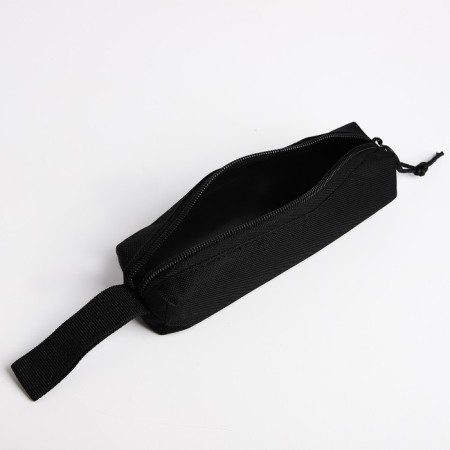 School set. A backpack with a zipper, a core, a bag, a pencil case, a bag for coins, black color-12