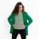 Female jacket, green color, size 44-46