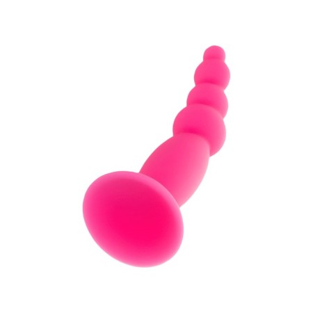 Anal plug A-Toys by Toyfa Hild, silicone, pink color, 11 cm-7