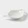 Porcelain stand for a tea bag "Classic", white color